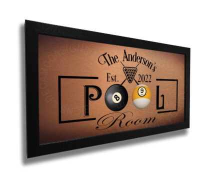 Personalized Pool Room Sign