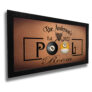 Personalized Pool Room Sign