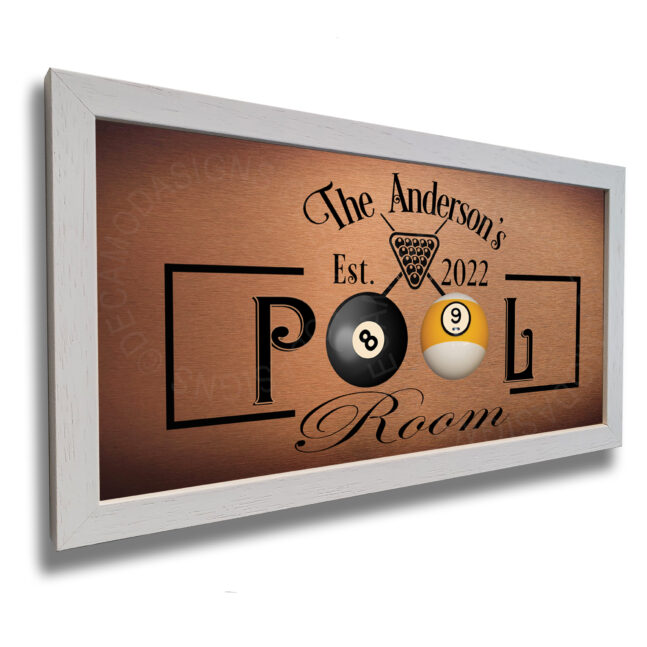 Pool Room Signs Personalized Pool Room Sign