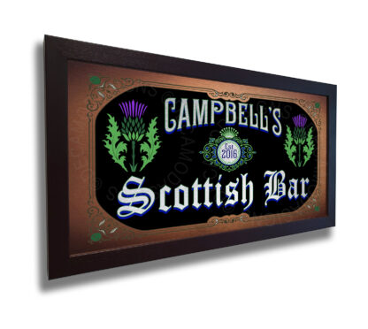 Personalized Scottish Bar Sign