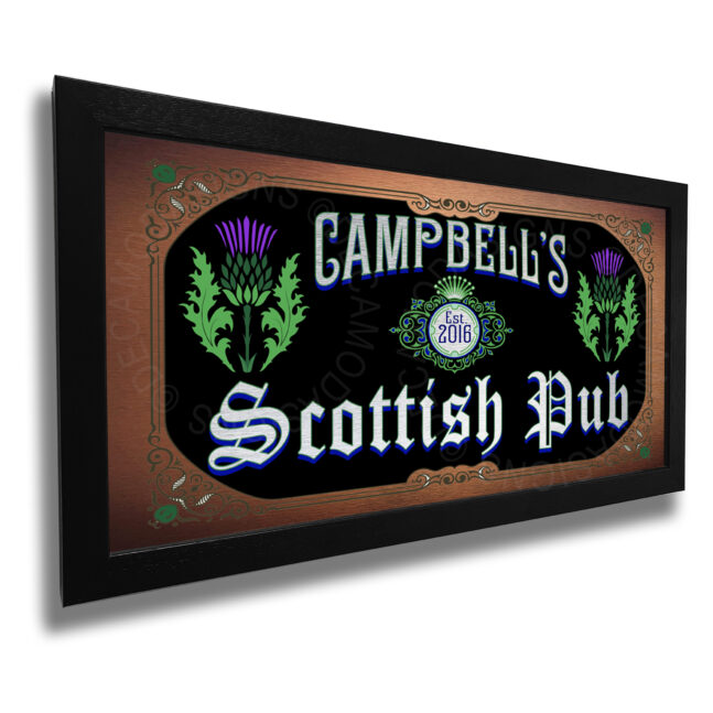 Personalized Scottish Pub Sign