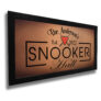 Personalized Snooker Hall Sign