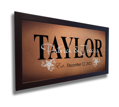 Custom Surname Sign
