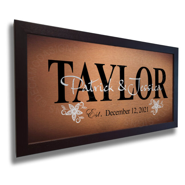Surname Plaque Custom Surname Sign
