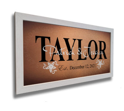 Custom Surname Sign