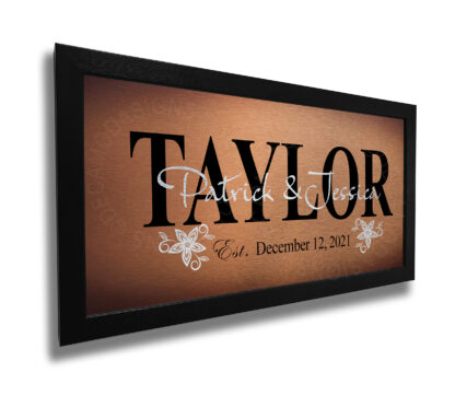 Custom Surname Sign