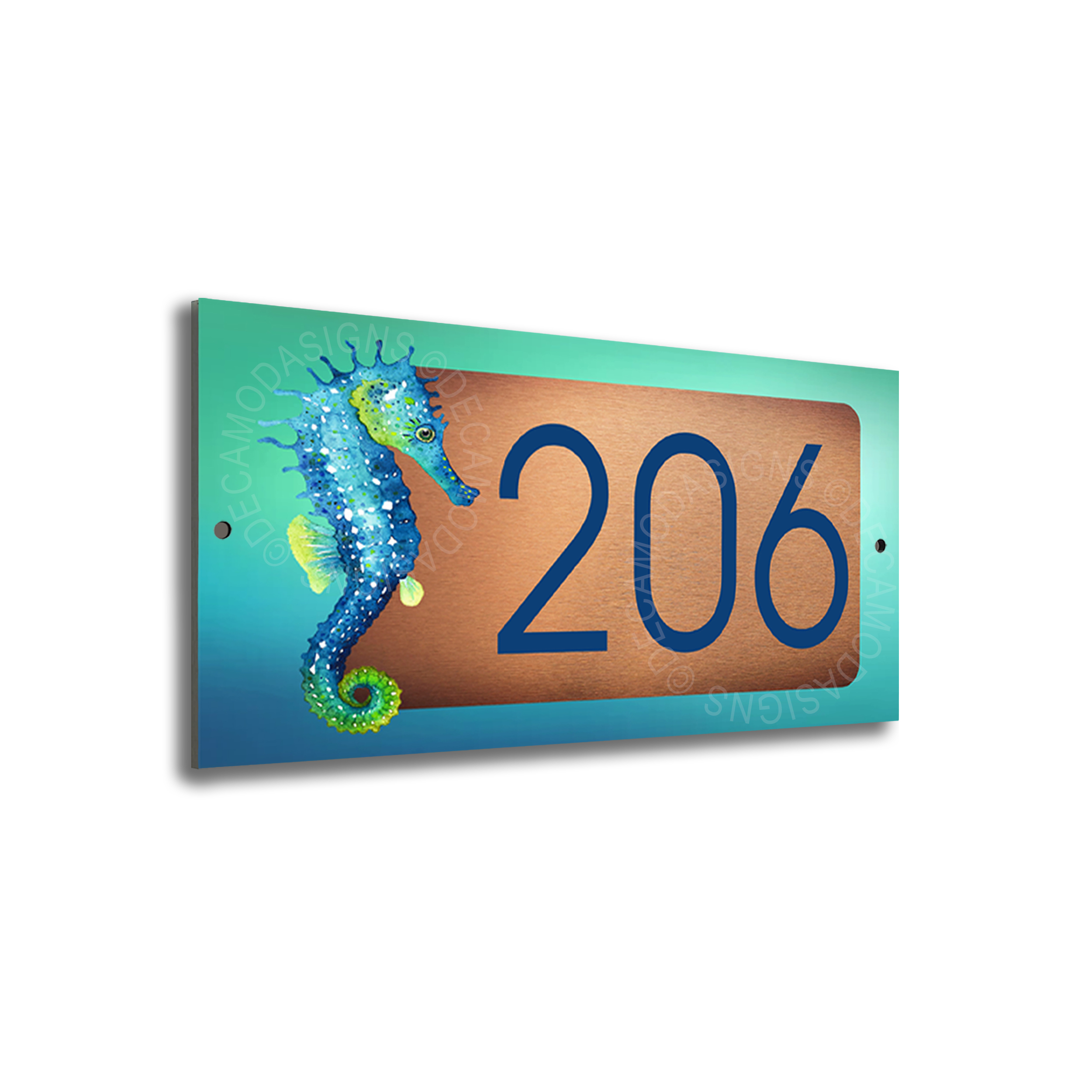Seahorse Address Signs