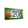 Butterfly Hotel Number Sign