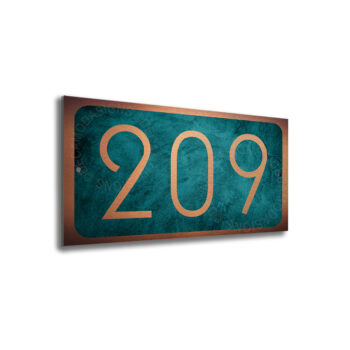 Copper Address Numbers