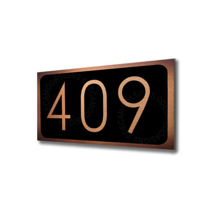 Copper Hotel Door Sign