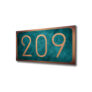 Copper Hotel Number Sign