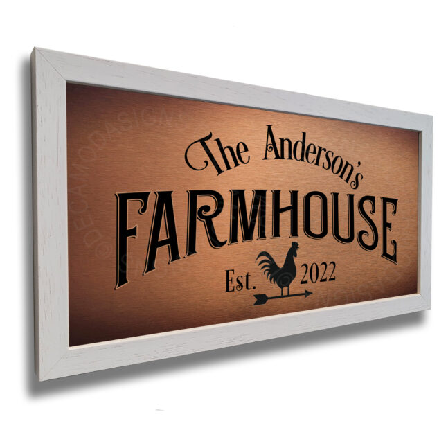 Farmhouse Sign Personalized Personalized Wine Bar Sign