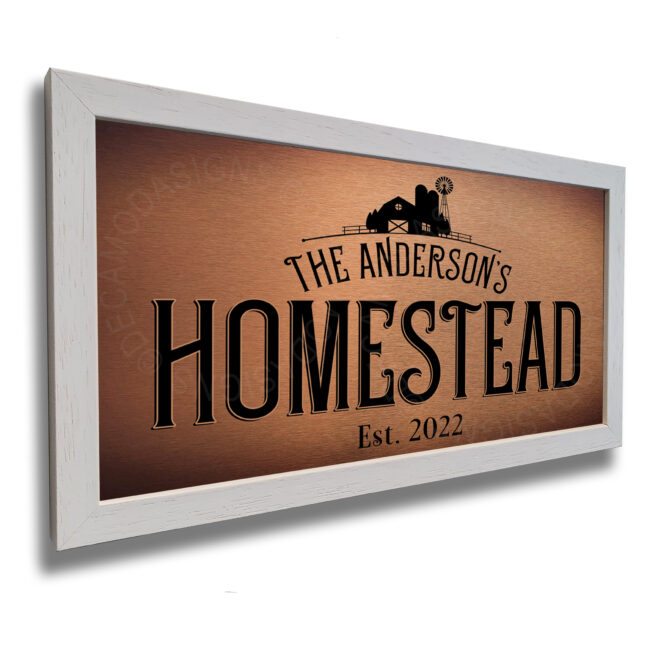 Homestead Sign Customized Homestead Sign