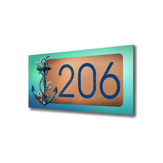 Hotel Sign with Anchor Anchor Hotel Door Sign