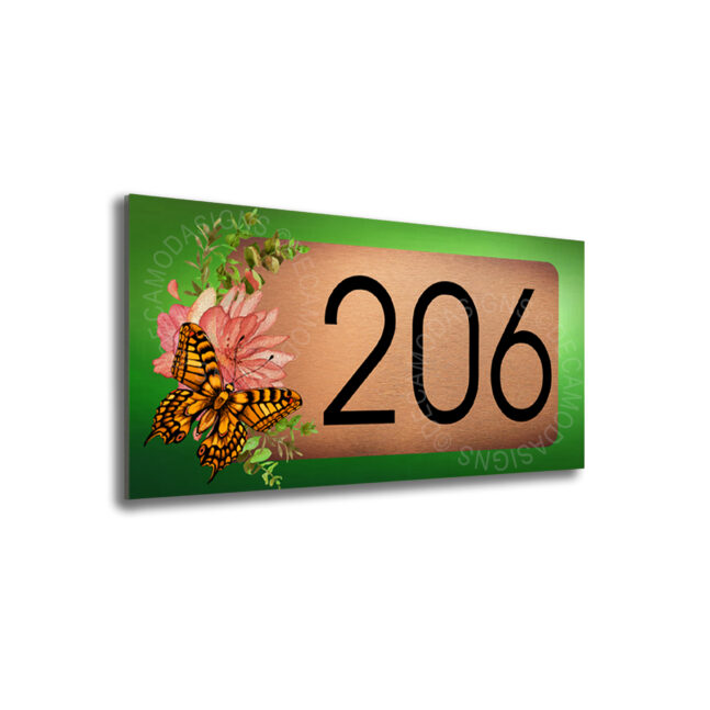 Butterfly Address Sign Butterfly Address Signs