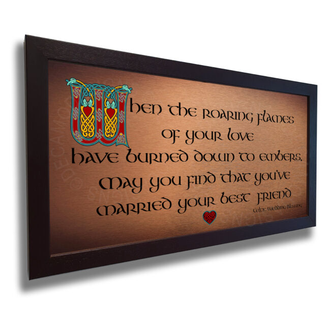 Irish Wedding Blessing Plaque Irish wedding Blessing