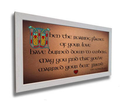 Irish wedding Blessing Sign