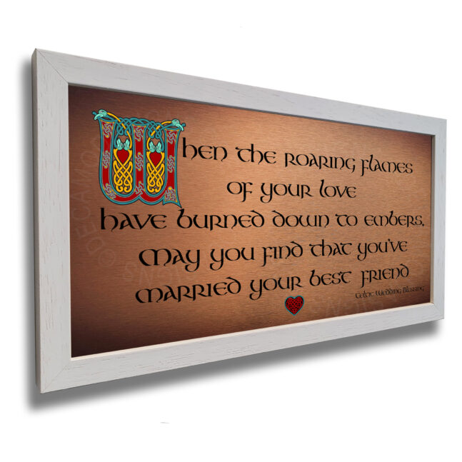 Irish wedding Blessing Sign