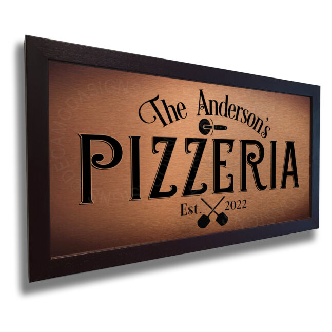 Pizzeria Sign Personalized Personalized Pizzeria Sign
