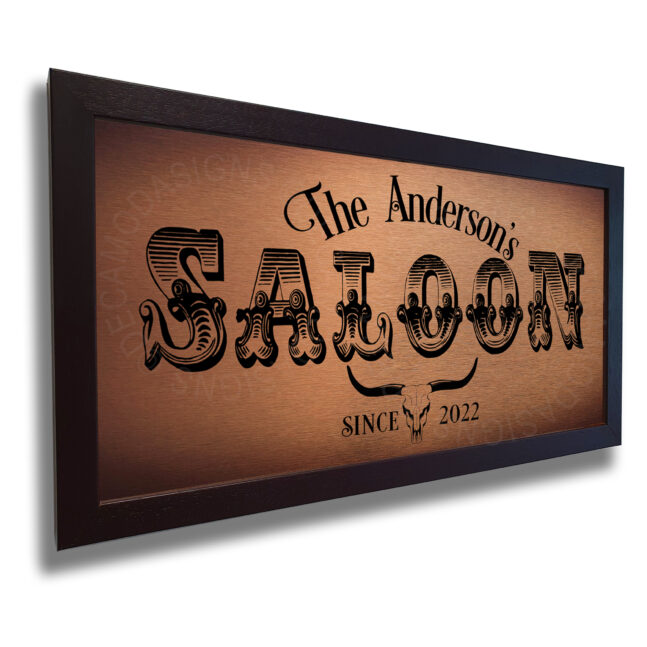 Saloon Sign Personalized Saloon Sign