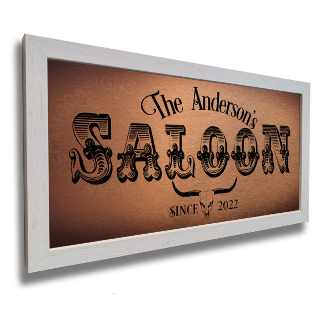Saloon Sign Customized Personalized Saloon Sign