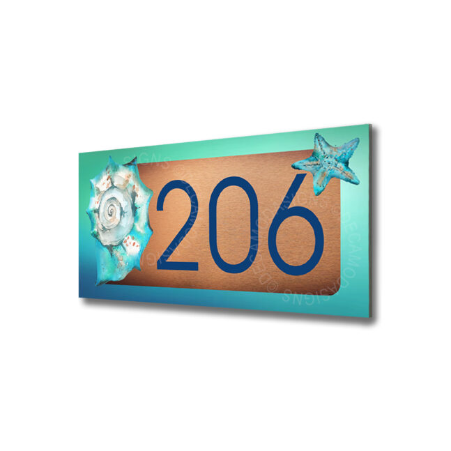 Seashell Hotel Signs Seashell Hotel Door Sign