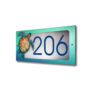 Turtle Door Number Sign