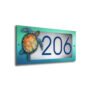Turtle Door Number Sign