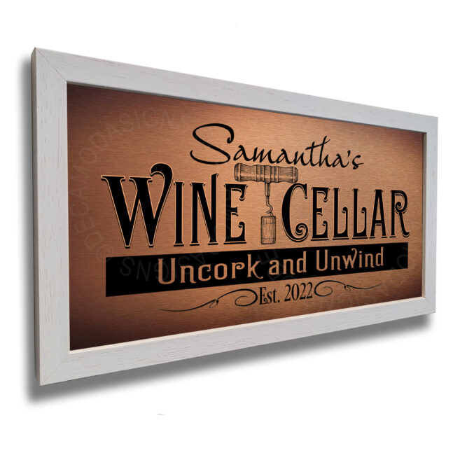 Wine Cellar Sign Customized Wine Cellar Sign