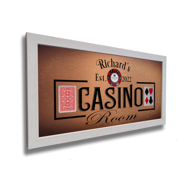 Casino Room Sign Custom Casino Room Decor