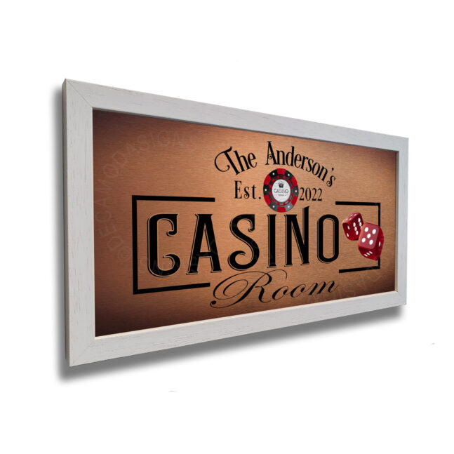 Casino Sign Custom Casino Decor
