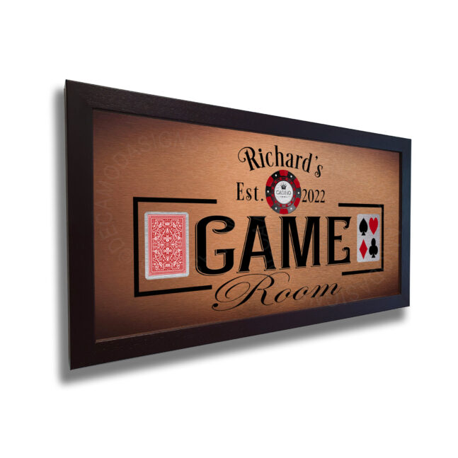 Game Room Sign Custom Game Room Decor