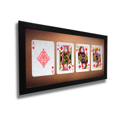 Set of 4 Cards Diamonds