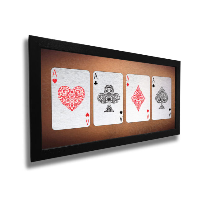 Poker Card Set Aces Set of 4 Cards Aces
