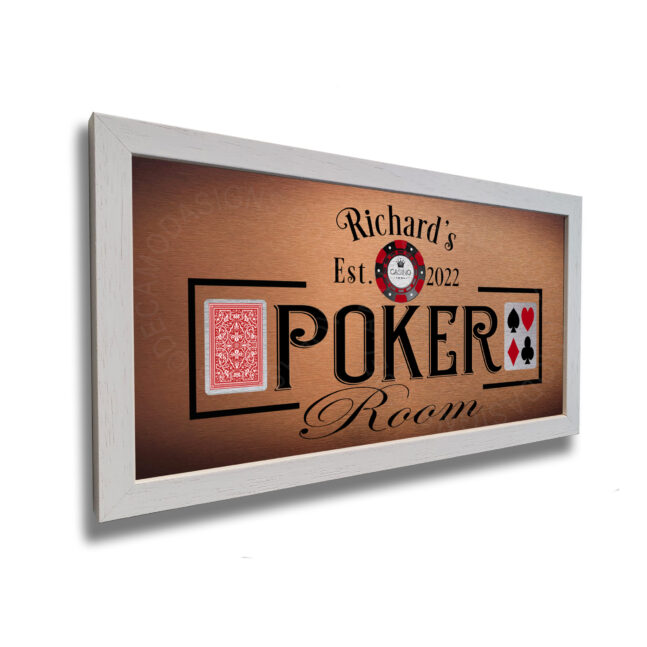 Poker Room Sign Custom Poker Room Sign