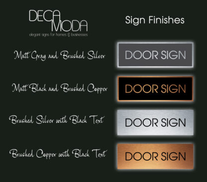 Door Sign