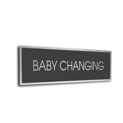 Sliver Grey Blank sign