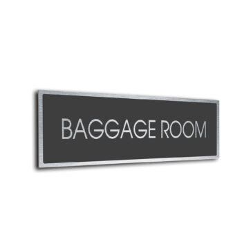 Sliver Grey Blank sign