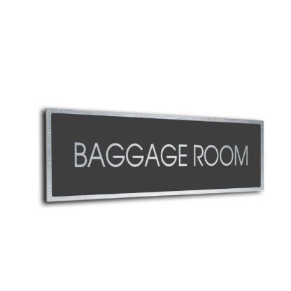 Sliver Grey Blank sign