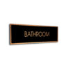 Black Copper Blank sign