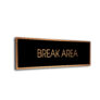 Black Copper Blank sign