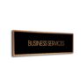 Black Copper Blank sign