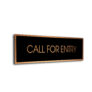 Black Copper Blank sign