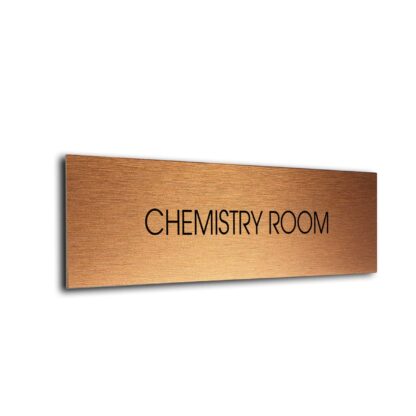 Copper Black Blank sign