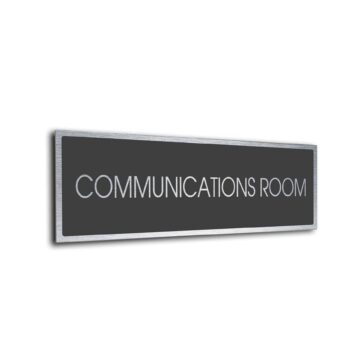Sliver Grey Blank sign