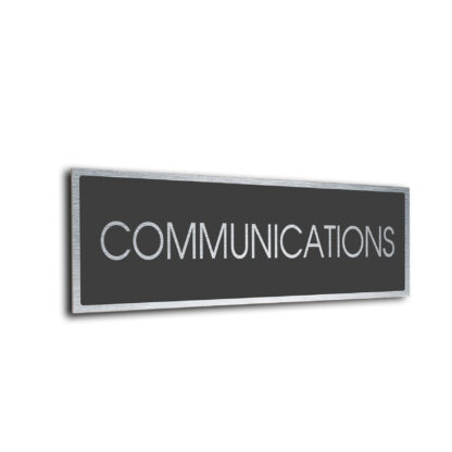 Sliver Grey Blank sign