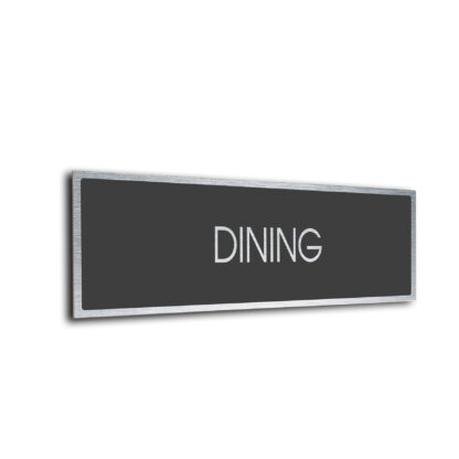 Sliver Grey Blank sign