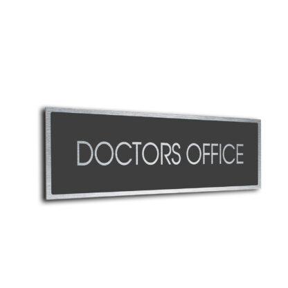 Sliver Grey Blank sign