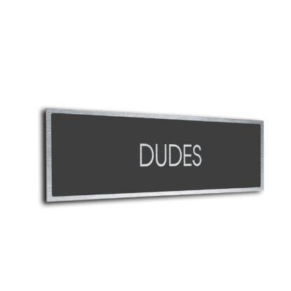 Sliver Grey Blank sign