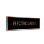 Black Copper Blank sign